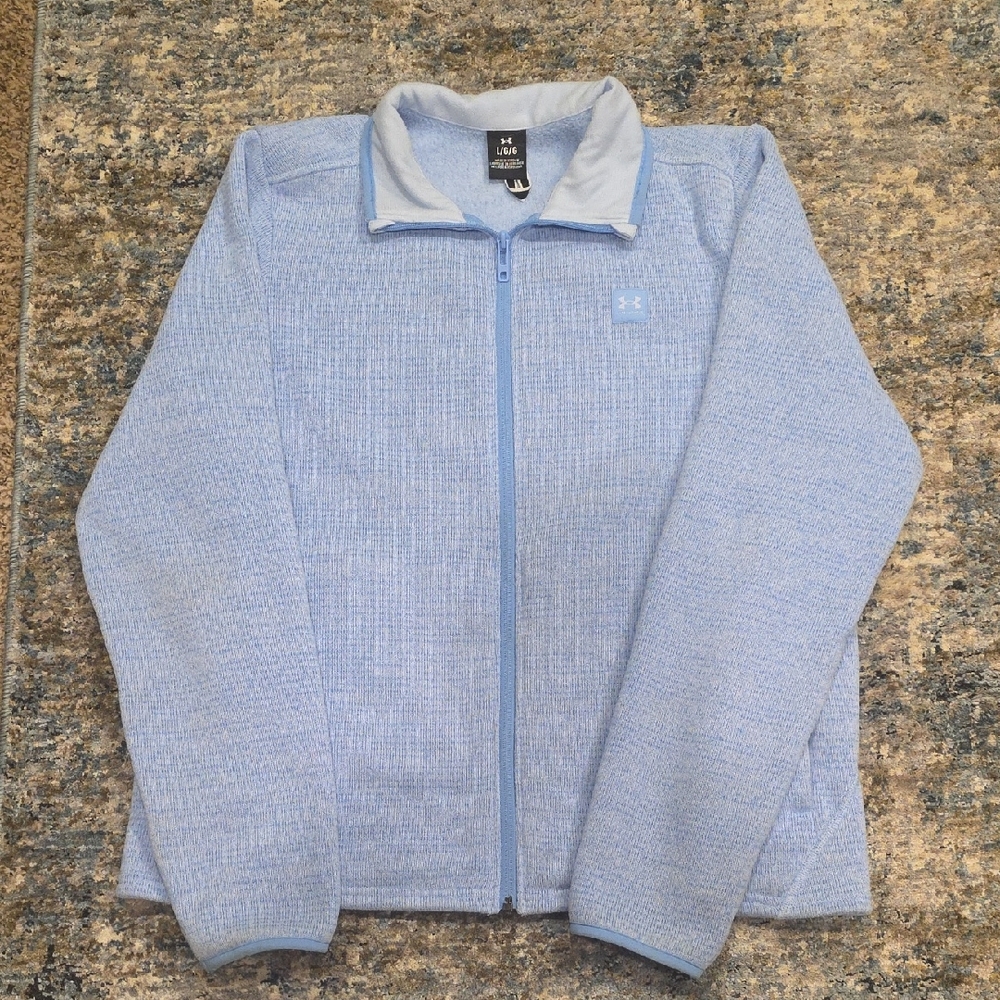 Under Armour Sky Blue Full-Zip Jacket
